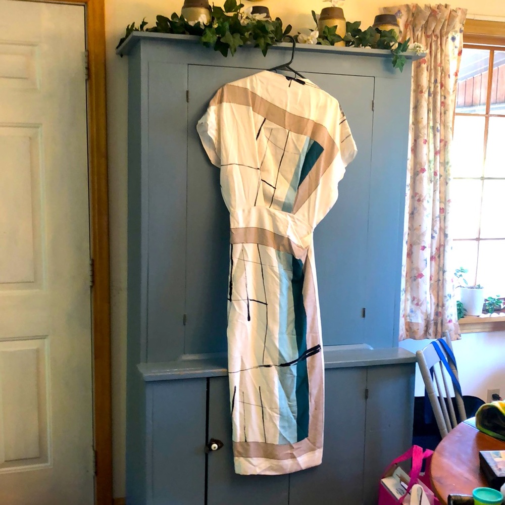 Zara 2022 studio collection print dress XS